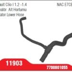 MAIS-7700801055 / RADYATÖR ALT HORTUMU CLIO I 1.2 -1.4