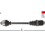 MGA 391014232R MGA MARKA ÖN AKS SOL ( RENAULT : CLIO III 2005-2012  DACIA : LOGAN / SANDERO 2004-2012 1.5 K9K )