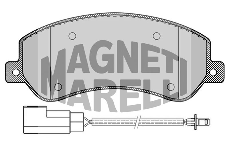 FREN BALATASI ÖN FİŞLİ AMAROK 10> / TRANSIT V347 06> ARKADAN ÇEKİŞLİ - MAGNETTI MARELLI