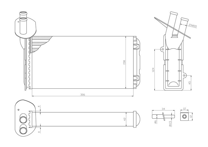 KALORİFER RADYATÖRÜ T4 - MAGNETTI MARELLI
