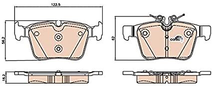 BREMBO BALATA MERCEDES  W205 ARKA - MAGNETTI MARELLI