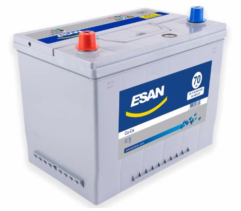 AKU 12 VOLT 70 AMPER  JAPON TAM KAPALI R+ DUZ KUTUP175×272x225 - ESAN
