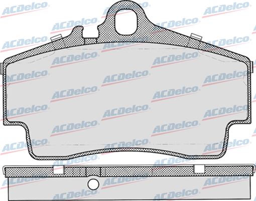 FREN BALATASI ARKA PORSCHE CAYMAN BOXSTER 06>  - DELCO