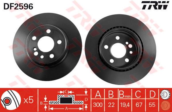 FREN DİSKİ ARKA MERCEDES W169 W245 04>11 DÜZ 258mm - MAGNETTI MARELLI