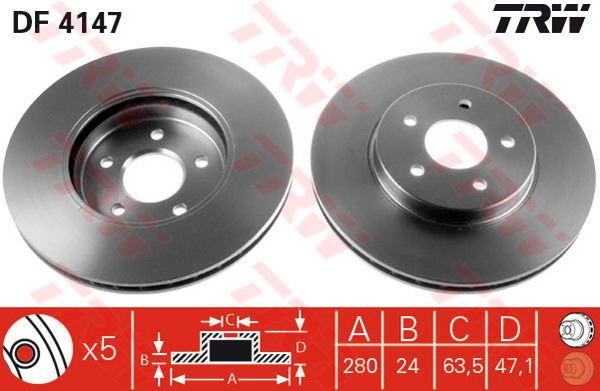 FREN DİSKİ ÖN MONDEO III 00> / X-TYPE 01> HAVALI 300mm - BOSCH