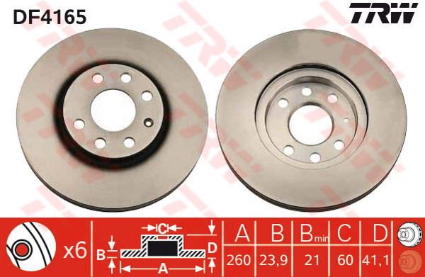 FREN DİSKİ ÖN COMBO 00> MERIVA A 03> TIGRA B 04> HAVALI 260mm - BOSCH