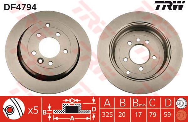 FREN DISKI ARKA LANDROVER RANGE ROVER III / RANGE ROVER SPORT 2.7 TAKIM - FERODO