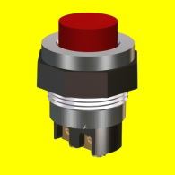 METAL BUTON KIRMIZI  - ENG
