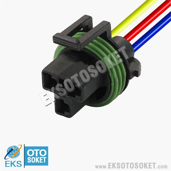 3 PİN OTO ELEKTRİK TESİSAT SOKETİ - ERIMTI