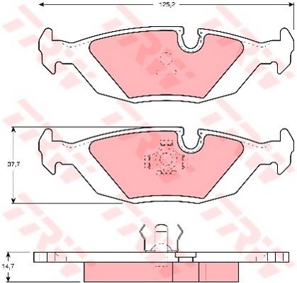 DISK BALATA SAAB VOLVO 440-460-480 AR GDB1068 - PROWALLE1