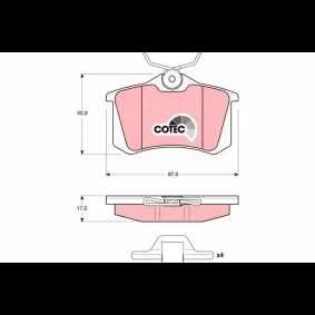 DİSK BALATA FORD GALAKSI ARKA - TRW