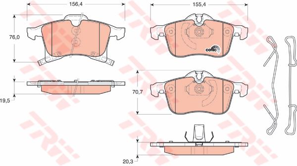FREN BALATASI ÖN ASTRA H 04> CORSA C 03>09 1.7 CDTI CORSA D 06> 1.6 TURBO CORSA C 03-09 1.7 CDTI COMBO 00> ZAFIRA B 05> MERIVA A 03> MERIVA B 10> - FERODO