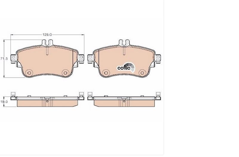FREN BALATASI ÖN A SERİSİ W176 A180 B SERİSİ W246 B160 B180 B200 B220 - BOSCH1