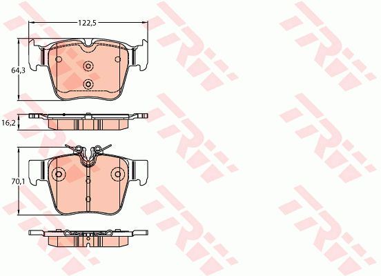 FREN BALATASI ARKA (MERCEDES BENZ   C SERISI W205-W253  4 MATIC 15-19) - BOSCH