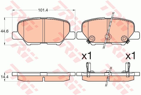 FREN BALATASI ARKA 4008 12> / C4 AIRCROSS 12> / MAZDA 6 13> / ASX 10> OUTLANDER 12> - BOSCH1