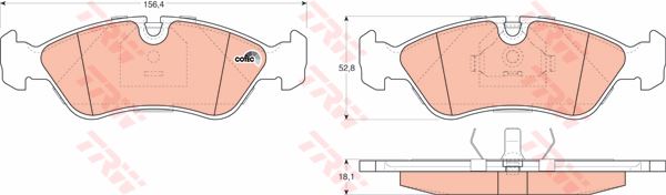 FREN BALATASI ÖN ASTRA F 91> VECTRA A 88> OMEGA 86> KADETT E 84> / ESPERO 95>99 ESPERO 95-99 NEXIA 95>97 NEXIA 95-97 - BOSCH1