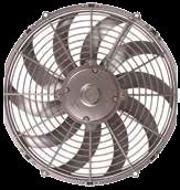 12V 11 KOMPLE YASSI İNCE EMİCİ AKSİYEL FAN MOTORU 10 KANAT HELIS FANLI - KORMAS1