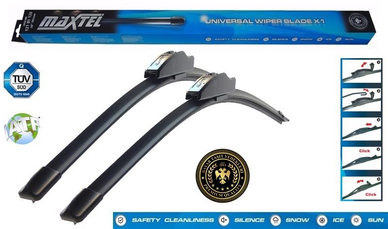 SİLECEK SÜPÜRGESİ UNIVERSAL MUZ TİPİ 14" 350mm - MAXTEL1