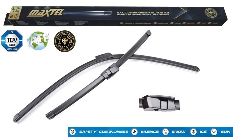 SİLECEK SÜPÜRGESİ 5 SERİ F10-F11-F18 (10-16) 5 SERİ GT F07 (09-17) 7 SERİ F01-F02-F03-F04 (08-15) MUZ TİPİ 26"+18" 650mm+ 450mm - MAXTEL1