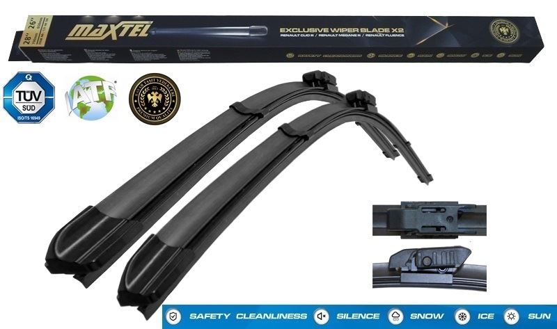 SİLECEK SÜPÜRGESİ COUNTRYMAN (F60) (16-) MUZ TİPİ 23"+21" 575mm+530mm - MAXTEL1