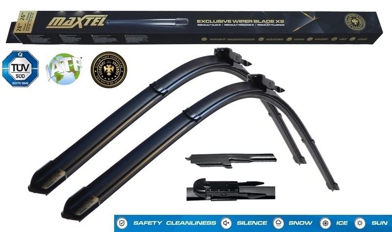 SİLECEK SÜPÜRGESİ DAILY VI (14-) MUZ TİPİ 25"+25" 630mm+630mm - MAXTEL1