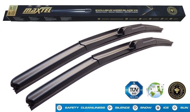 SİLECEK SÜPÜRGESİ NAVARA (18-) HYBRID 24"+17" 600mm+430mm - MAXTEL1