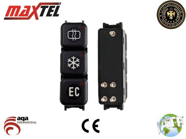 KLIMA KONTROL DÜGMESI MERCEDES BENZ W124 1985-1996 1248201910 - MAXTEL1