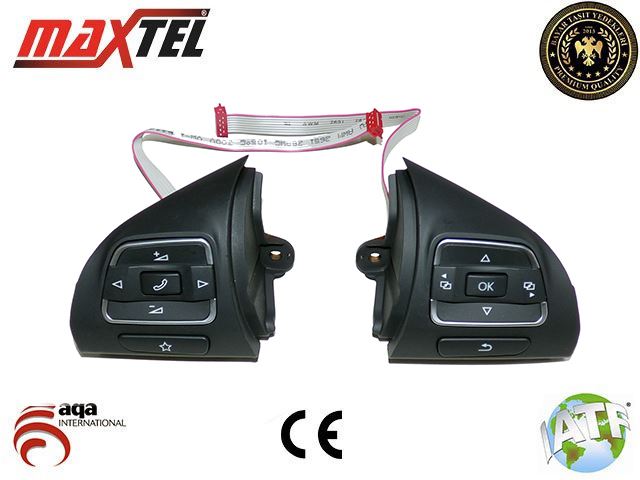 DİREKSİYON TUŞ TAKIMI VW AMAROK (10-16) VW CADDY III (10-15) VW JETTA IV (10-17) 5C0 959 537A - MAXTEL1