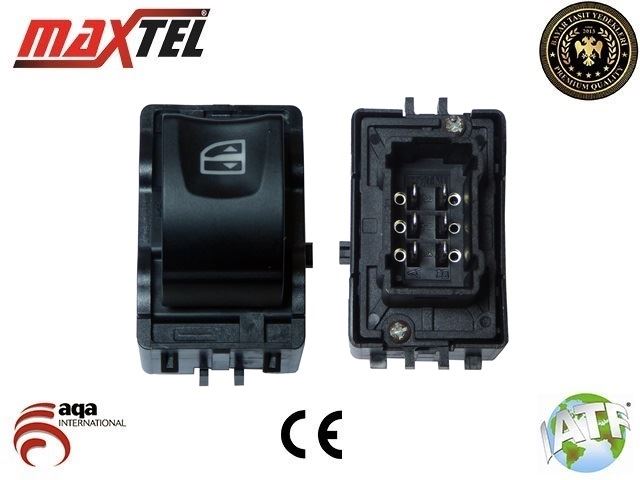 CAM AÇMA DÜĞMESİ ARKA DOKKER (12-) DUSTER (HS) (16-) FLUENCE (08-) KANGOO EXPRESS (01-) LAGUNA III (07-) LATITUDE (11-) LODGY (12-) LOGAN II (12-) MEGANE III (08-) SANDERO II (12-) SCENIC III (08-16) TWINGO III (BC) (14-) / DOKKER (FE/FK) (12-15) LOGAN II (L8) (12-18) SANDERO II (B8) (12-18) 6 FİŞLİ - MAXTEL1