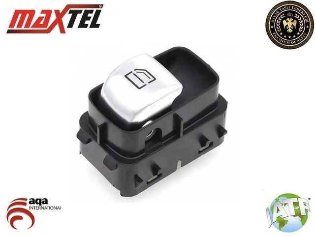 CAM KALDIRMA ANAHTARI MERCEDES W205- W213 -X253 -W222 -W447 4 PIN BEYAZ ISIK SIYAH A2139050309 - MAXTEL