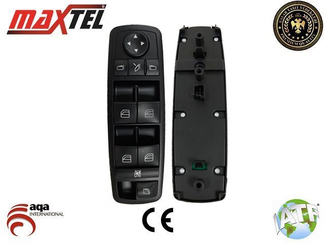 CAM KALDIRMA ANAHTARI MERCEDES W251-W164-X164 A.KATLAMALI SIYAH 2518300590 - MAXTEL1