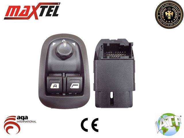 CAM AÇMA DÜĞMESİ 206 (2) (96-08) 206+ (TE3) (09-) - MAXTEL
