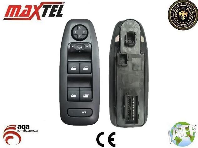 CAM KALDIRMA ANAHTARI ÖN SOL AYNA KATLAMALI 13PIN PEUGEOT 2008 (A94) (13-) PEUGEOT 208 96749624ZD - MAXTEL1