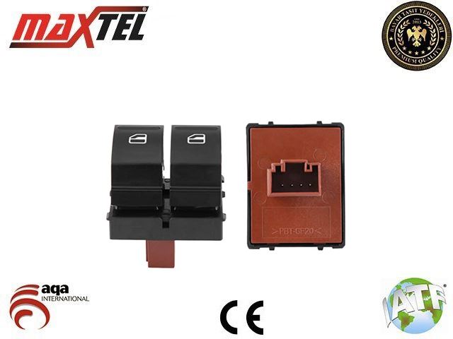 CAM KALDIRMA ANAHTARI SKODA FABIA II-OCTAVIA II ÇIFTLI  4PIN1Z0959858 - MAXTEL1