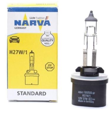 12V 27W H27 PG13 DÜZ SOKETLİ AMPÜL HALOGEN - NARVA