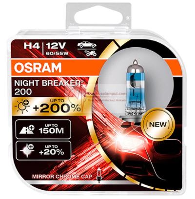 12V H4 AMPUL 60/55W TIRNAKLI NORMAL ISIK 64193 48881 12342 - RING