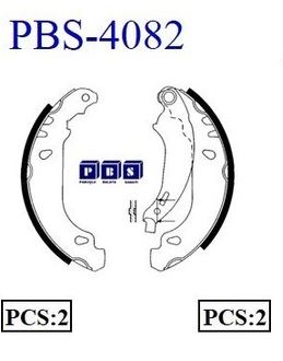 KAMPANA BALATA 206 + TE3 09> 206 98>180×32mm - PBS