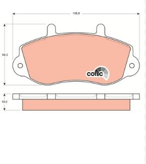 DISK BALATA RENAULT-MST/OPEL-MOVANO 98> ON GDB1380 - PROWALLE1