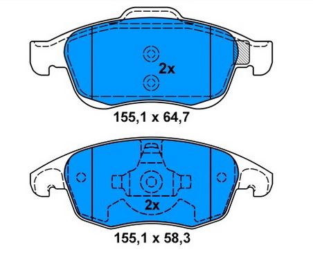 DISK BALATA CITROEN XANTIA 95667787 - BOSCH1
