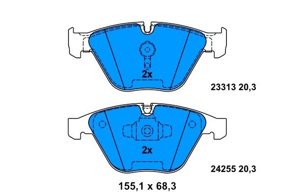 FREN BALATASIÖN BMW 3  E90 E91 E92 E93 BMW 5  E60 E61 BMW 6  E63 E64 BMW 7  E65 E66 BMW Z4   - WUTSE