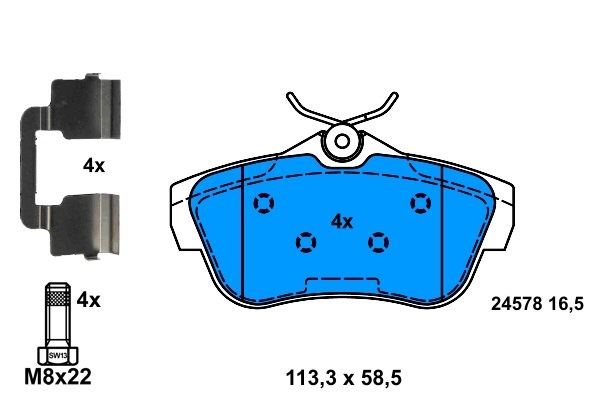 FREN BALATASI ARKA SCUDO 07> / EXPERT II 07> / JUMPY II 07> / PROACE I 13> - PROWALLE1