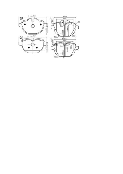 BREMBO FREN BALATASI BMW BREMBO BALATA 5 G30,F90 ARKA 34216867175 - MAGNETTI MARELLI
