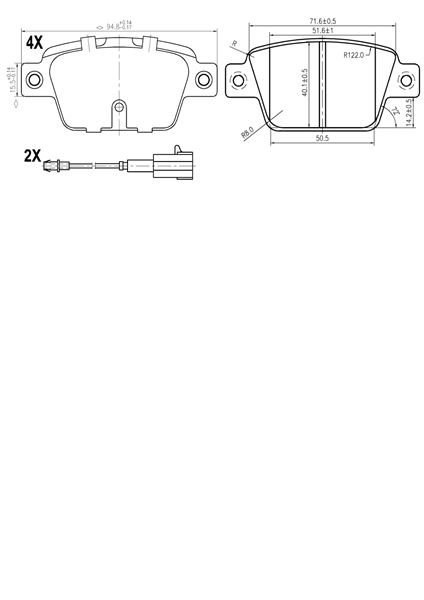 FREN BALATASI ARKA LINEA 07> BRAVO II 07> STILO 01> MULTIPLA 98> / DELTA III 08>14 / MITO 08> - PROWALLE1