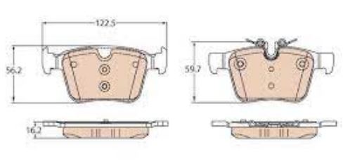 DISK BALATA LAND ROVER DISCOVERY ARKA 2014 GDB2110 - PROWALLE1