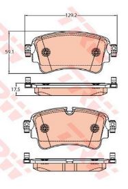 DISK BALATA AUDI A4 2016 ARKA GDB2132 - PROWALLE1