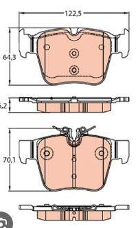 DISK BALATA MERCEDES W205 ARKA GDB2154 - PROWALLE1