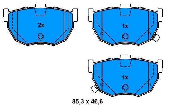 DISK BALATA NISSAN PRIMERA HYUNDAI ELENTRA 5830229A00 - BOSCH1