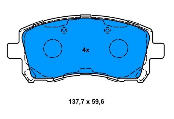 FREN BALATASIÖN IMPREZA 00>12 1.5 - PROWALLE1