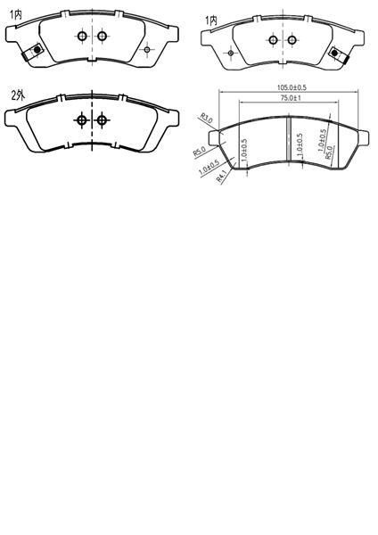 DISK BALATA CHEVROLET EPICA ARKA - PROWALLE1