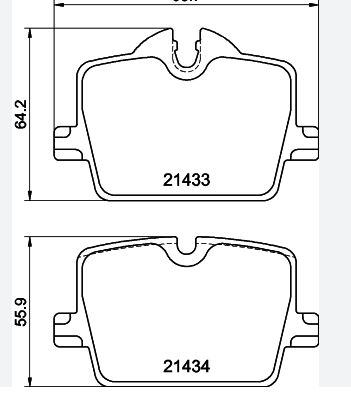 FREN BALATA BMW G20 Z4 ROADSTER 34206888831 - PROWALLE1